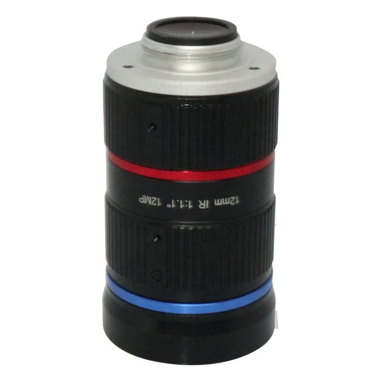 Traffic Monitoring Camera For CCTV Lens F1.4 aperture 12mm focal length 12MP 4K resolution C-mount Lenses