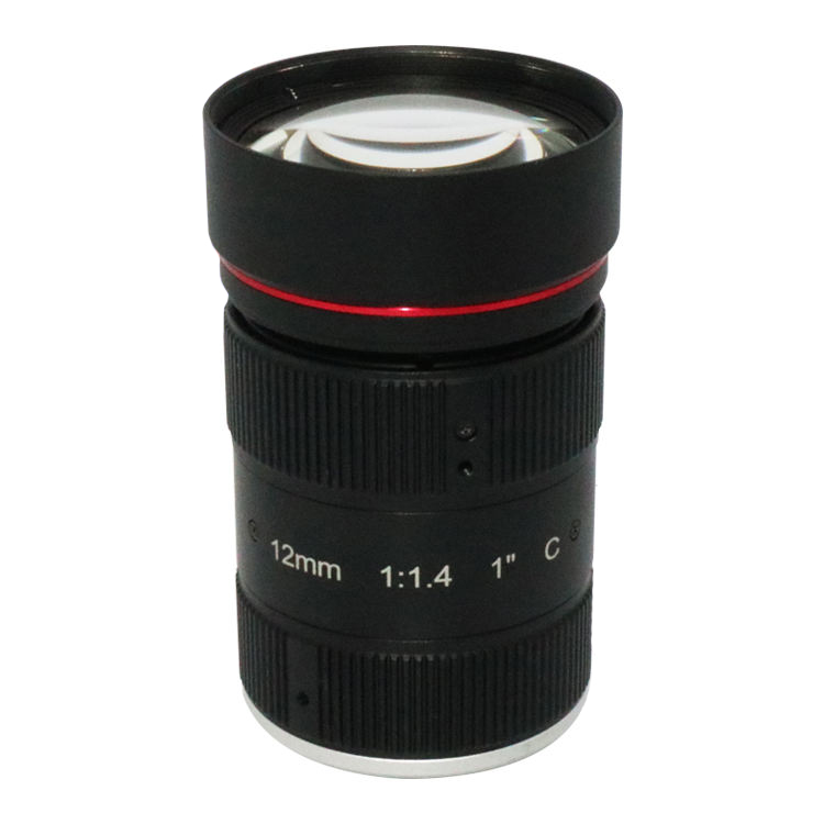 Traffic Monitoring Camera CCTV Lens with C-mount 1" inch 12mm focal length 12MegaPixel F1.4