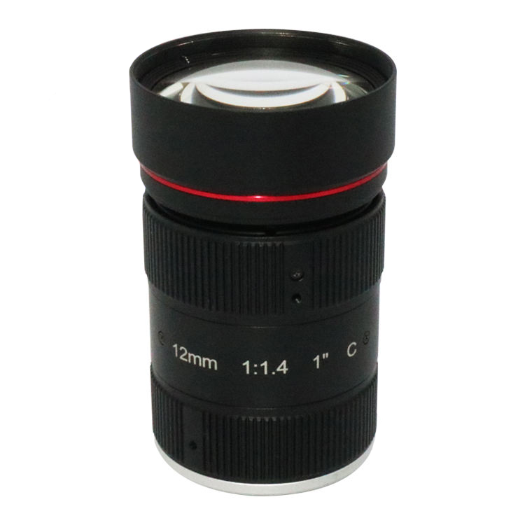 Traffic Monitoring Camera CCTV Lens with C-mount 1" inch 12mm focal length 12MegaPixel F1.4