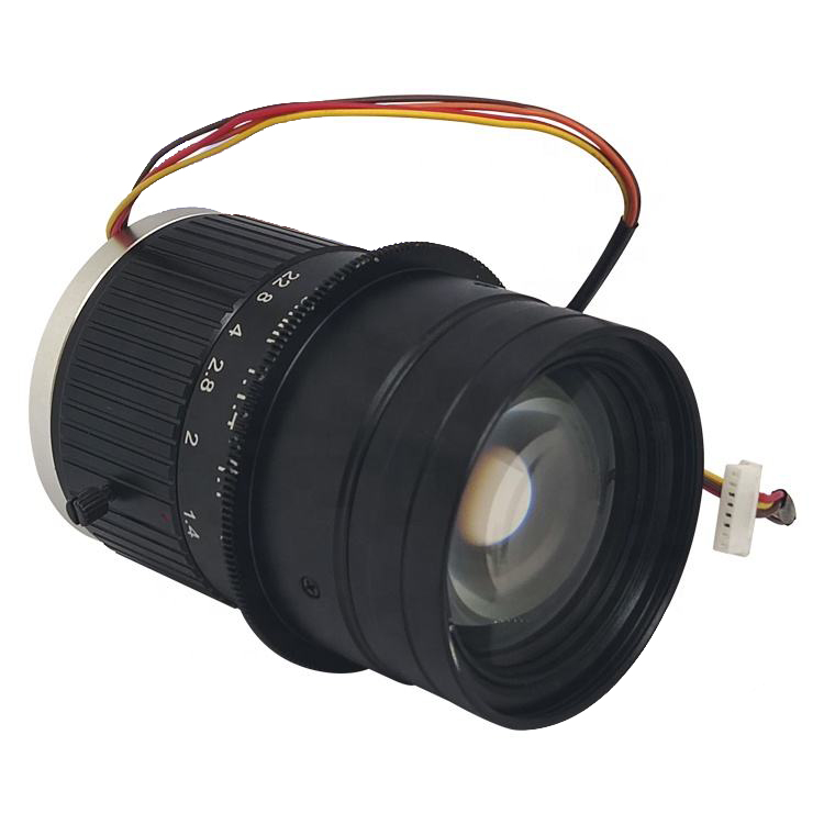 CCTV Lens For law enforcement Camera F1.4 50mm Lens 12MegaPixel C-mount motorized focus