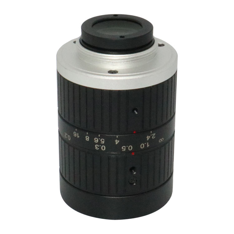 Machine Vision FA Lens C-Mount 1.1" inch format 35mm focal length 20MP 8K resolution F2.8 iris