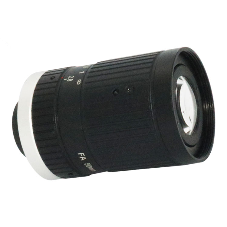 C-Mount Machine Vision FA Lens 50mm focal length 1.1"inch large format UHD 8k 20MP F2.8 Manual iris