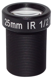 5MP M12 Lens series 25mm 5MP Lens with 1/2 inch 5MP for CCTV camera