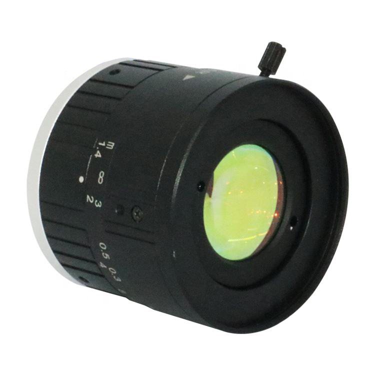 Short wave infrared Lens with C-Mount 1"inch 5MP 25mm F1.4 for thermal camera