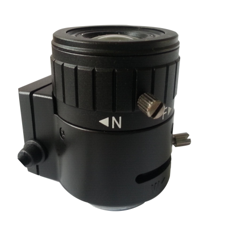 CS-Mount 1/2.5" 6-22mm Varifocal Zoom 5MP F1.6 and DC Iris IR Correction Lens