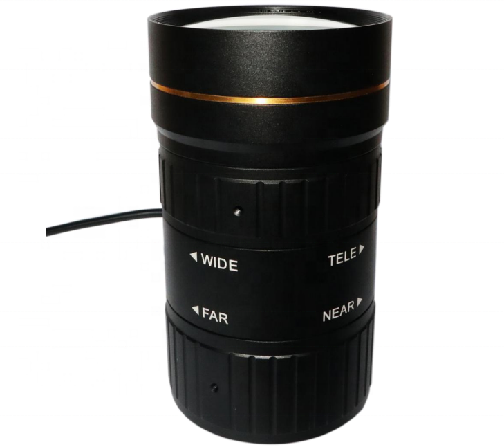 C-Mount 1.1" 16-40mm Varifocal Zoom 12MP F1.5 and P Iris IR Correction Lens