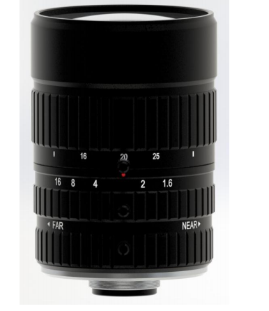 C-Mount 1" 12-36mm Varifocal Zoom 8MP F1.6 and Manual Iris IR Correction Lens