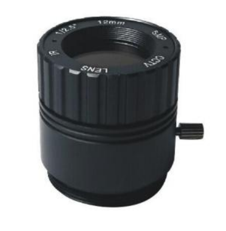 CS-Mount lens with 1/2.5" format 12MM 5MP F2.0 Lens