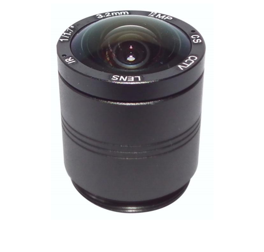 CS-Mount lens with 8.7mm format 3.2MM 12MP F2.0 Lens