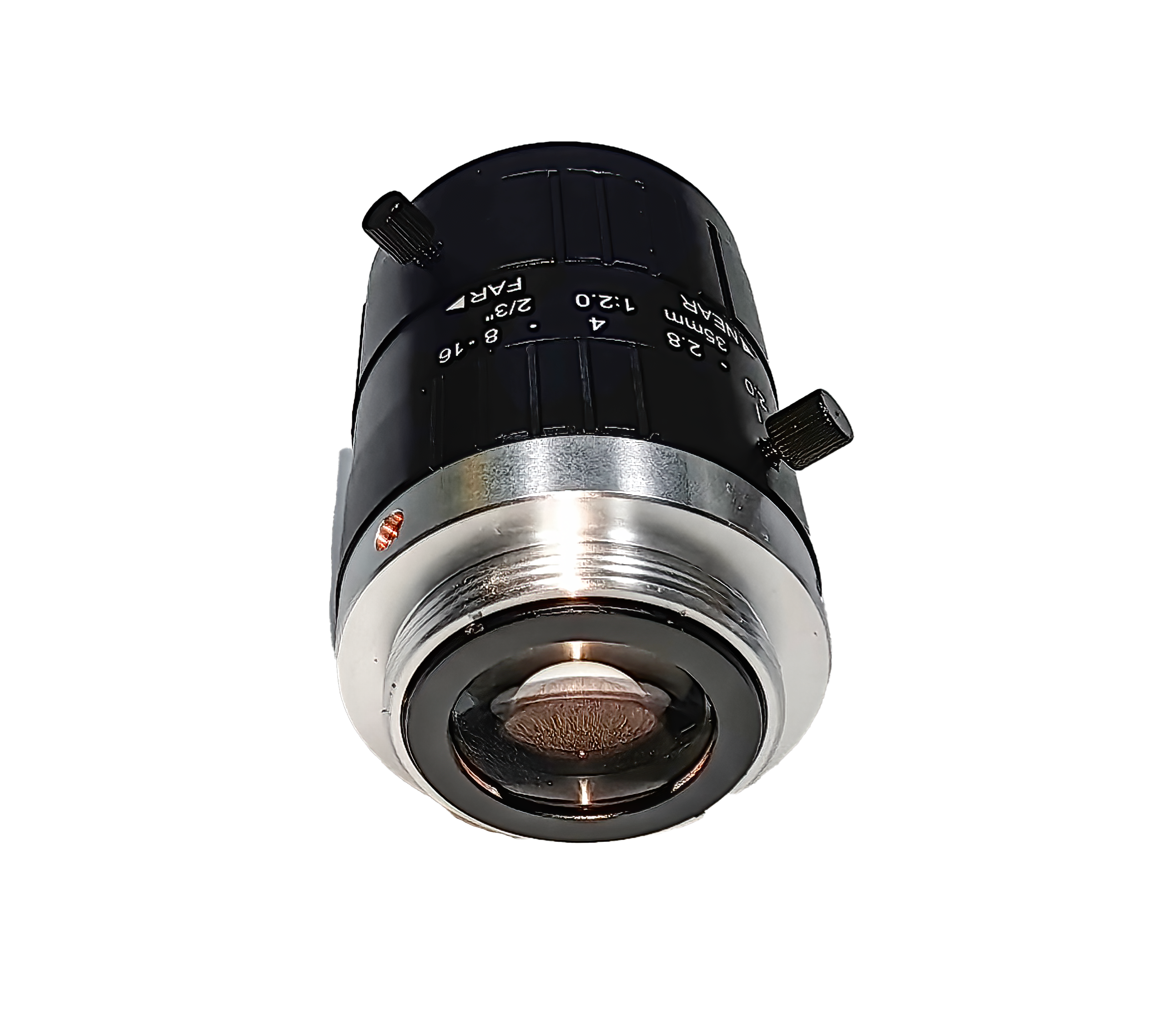 2/3 C-mount 5MP low distortion fixed industrial machine vision camera lens