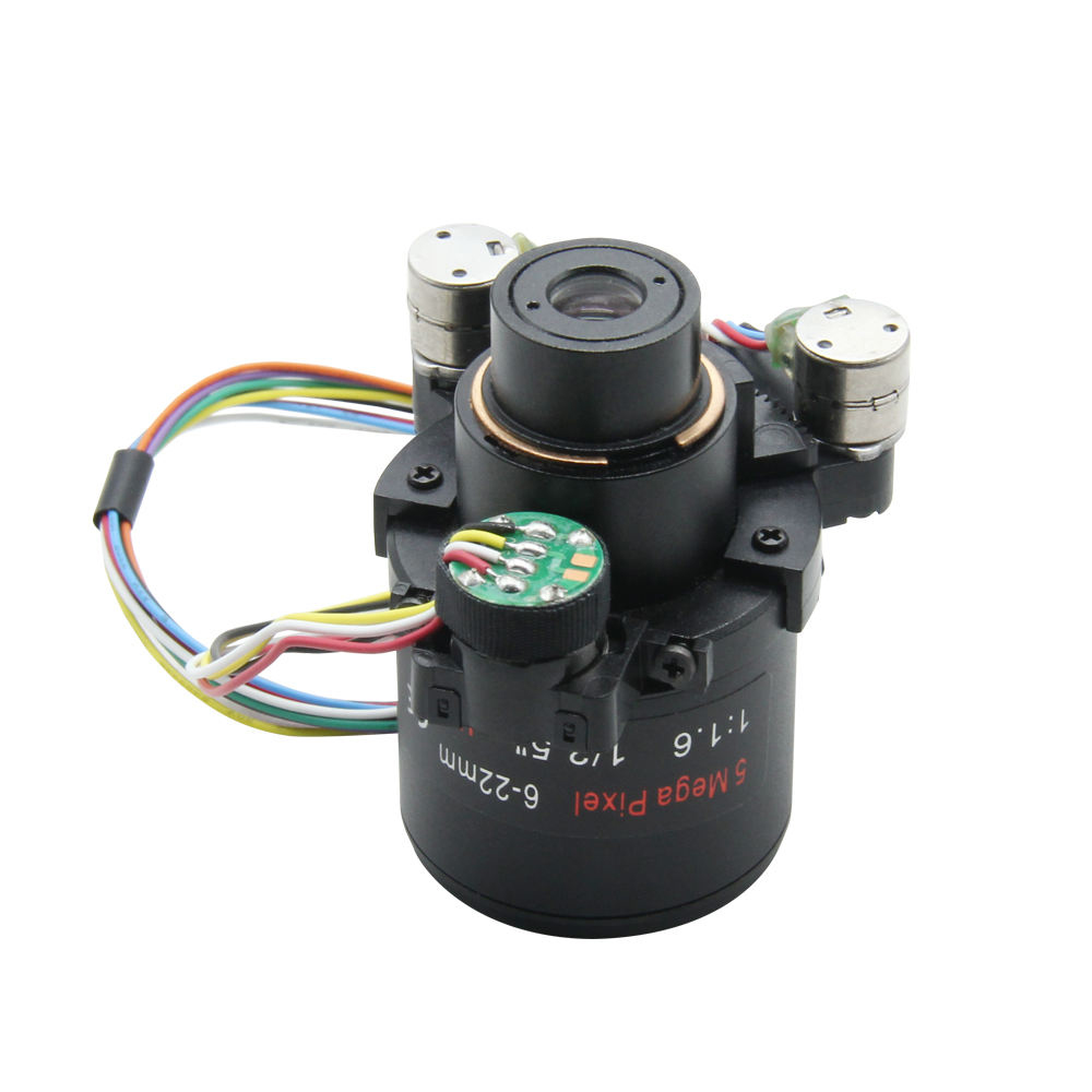 5MP 6~22mm CCD 1/2.5" F2.2 Auto iris D14 Optical cctv lens