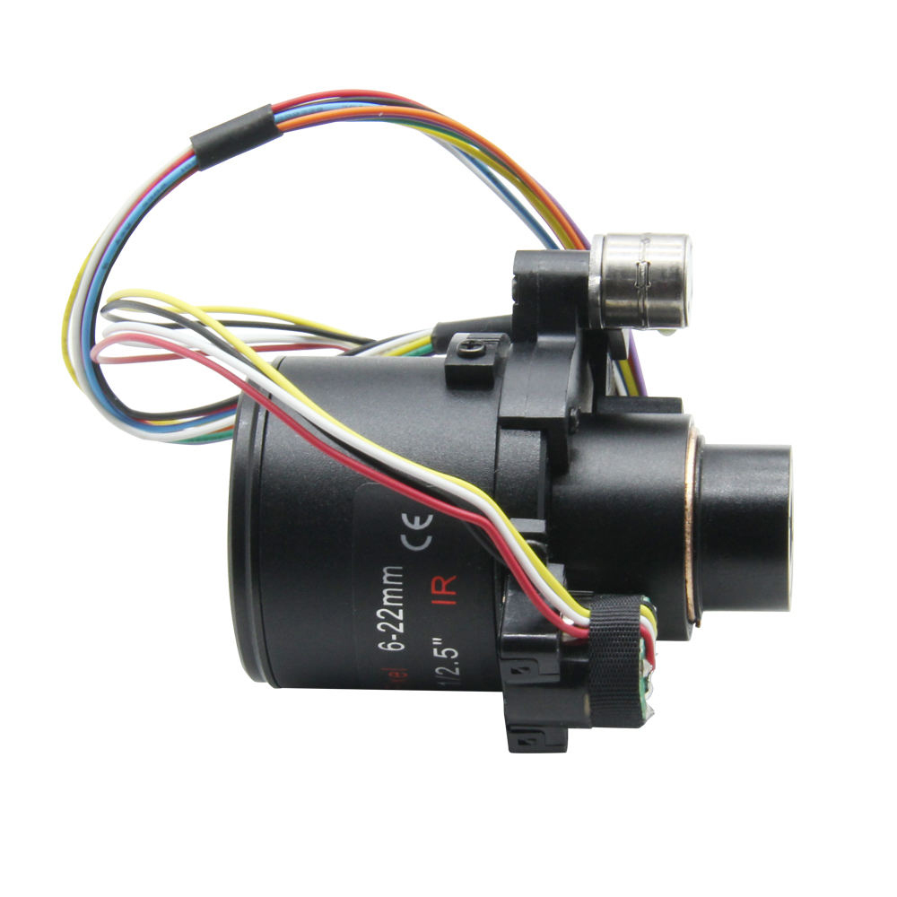5MP 6~22mm CCD 1/2.5" F2.2 Auto iris D14 Optical cctv lens