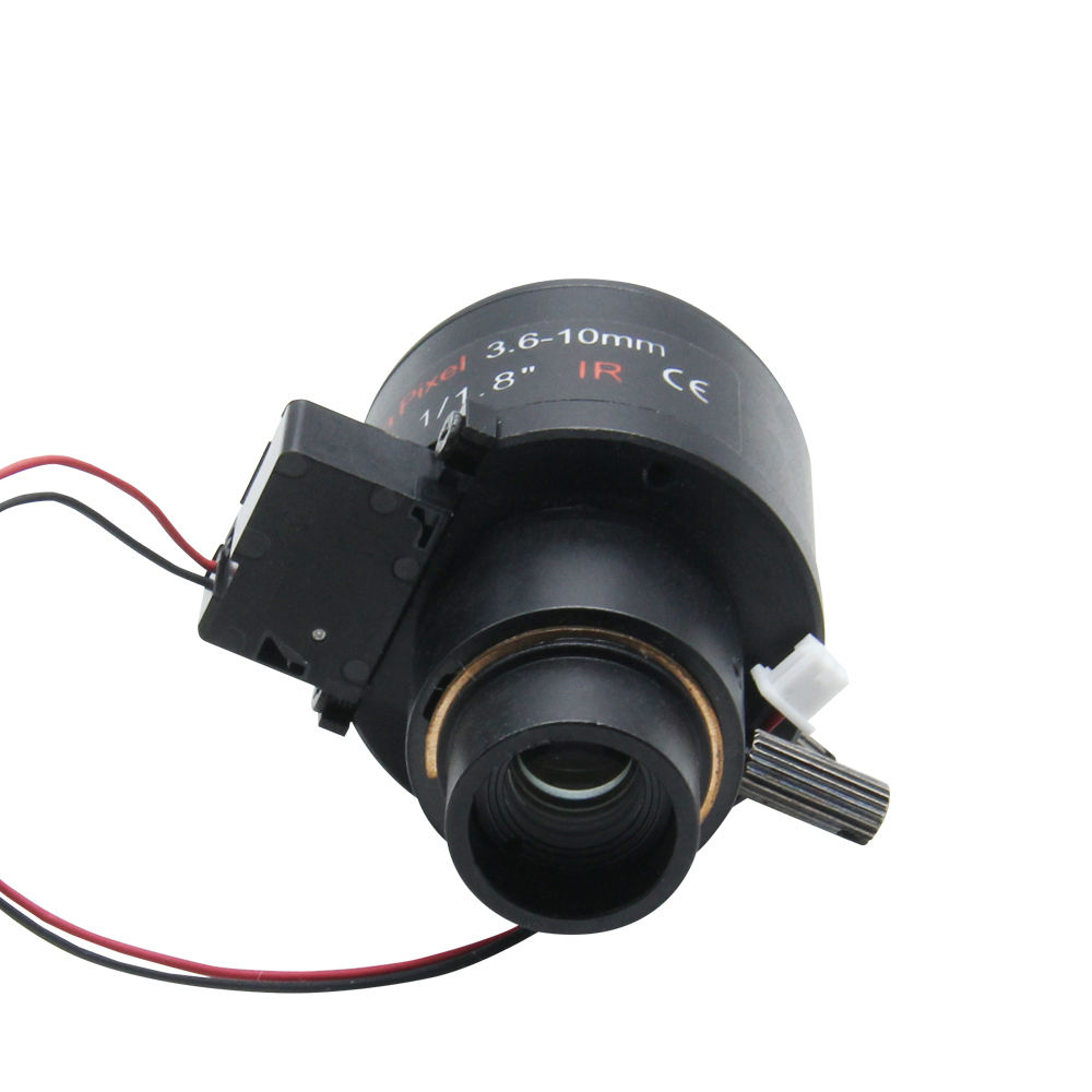 3.6-10mm 1/1.8" 6MP manual focus cctv lens for camera