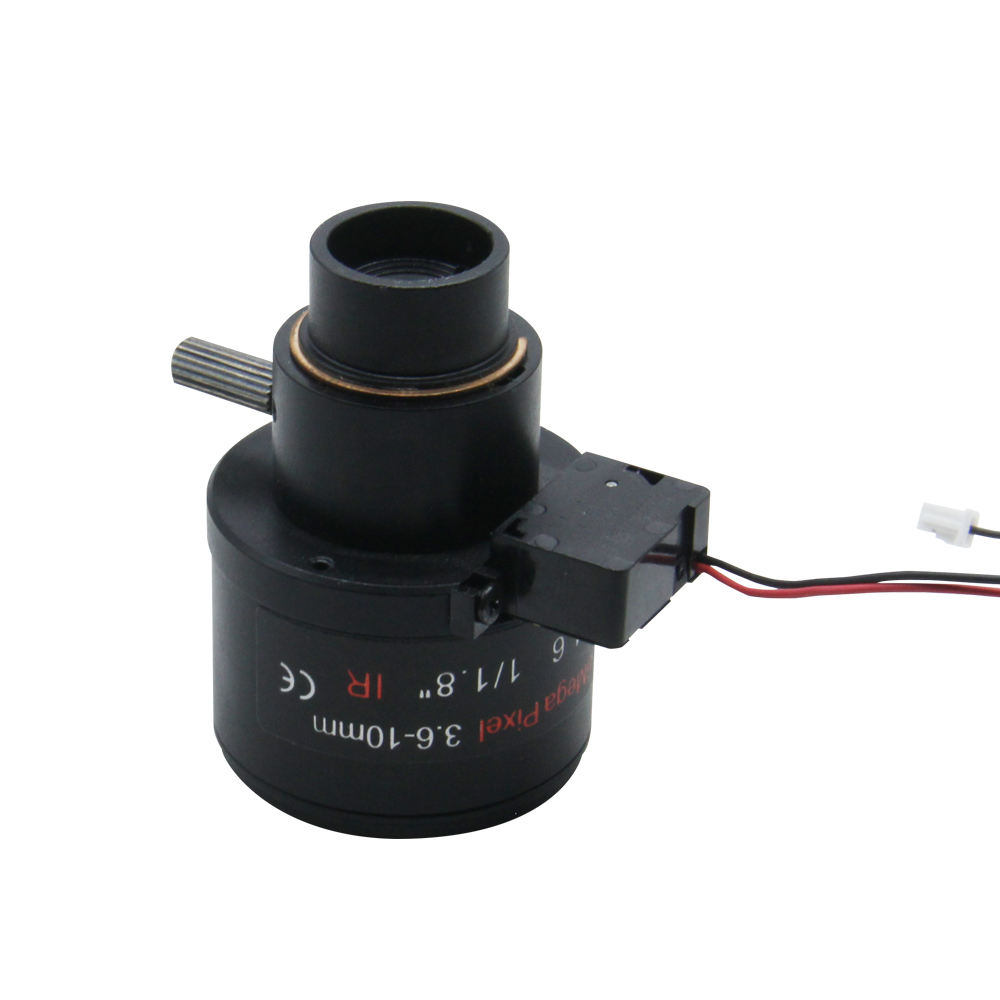 3.6-10mm 1/1.8" 6MP manual focus cctv lens for camera
