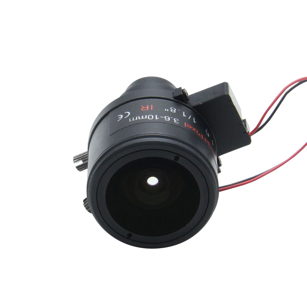 3.6-10mm 1/1.8" 6MP manual focus cctv lens for camera