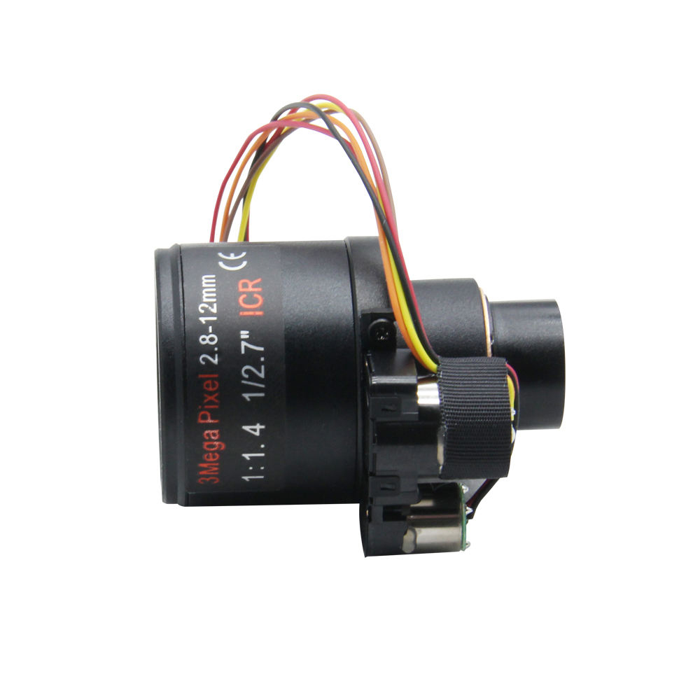 1/2.7" 3MP Megapixel F1.8 2.8-12mm Motorized Zoom DC Iris m12 cctv lens