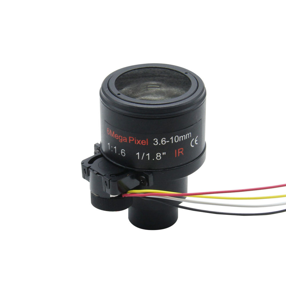 6MP HD Auto Iris 3.6-10mm D14 Mount Motorized zoom Varifocal lens