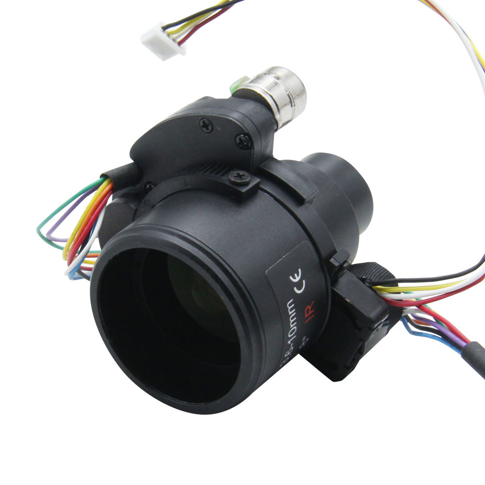 6MP 3.6-10mm dual motor motorized zoom cctv camera lens