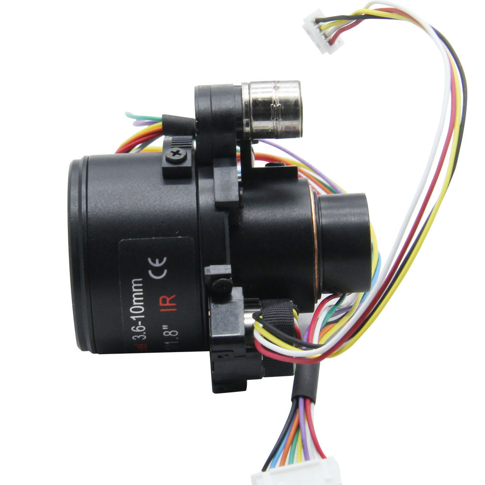 6MP 3.6-10mm dual motor motorized zoom cctv camera lens