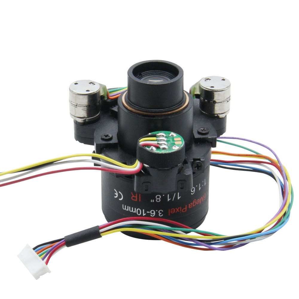 6MP 3.6-10mm dual motor motorized zoom cctv camera lens