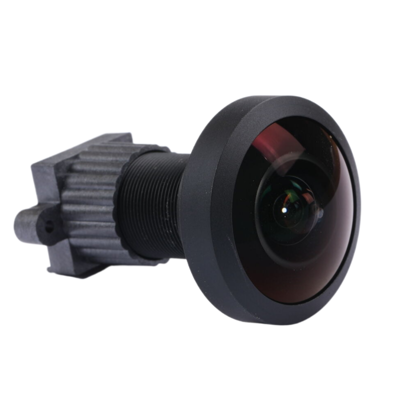 1/2.9" 180X180X180 degree EFL0.9mm F2.0 16M fisheye m12 panoramic cctv lens