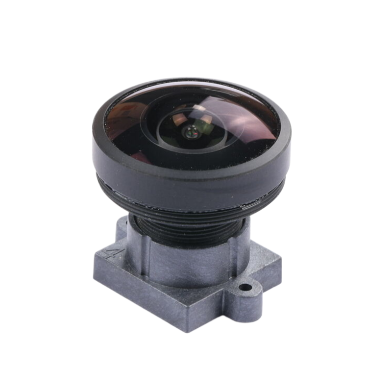 1/2.3" optical format fisheye visual doorbell camera lens FOV 200 degree F2.2 M12 mount lens