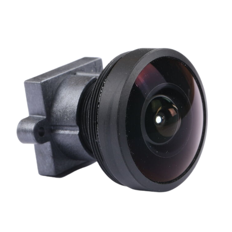 1/2.3" optical format fisheye visual doorbell camera lens FOV 200 degree F2.2 M12 mount lens