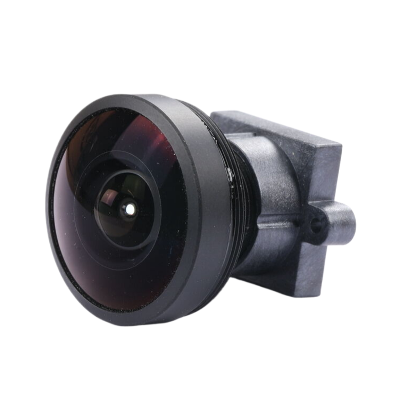 1/2.3" optical format fisheye visual doorbell camera lens FOV 200 degree F2.2 M12 mount lens