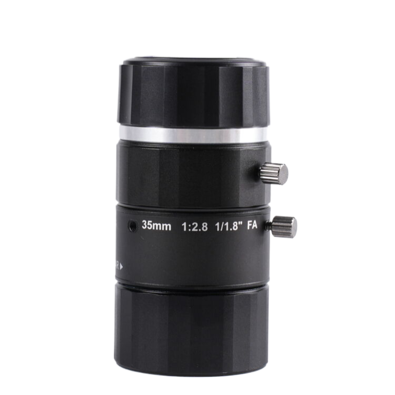 1.8" Format EFL36.8mm 8MP F2.8 C mount Machine Vision Lens