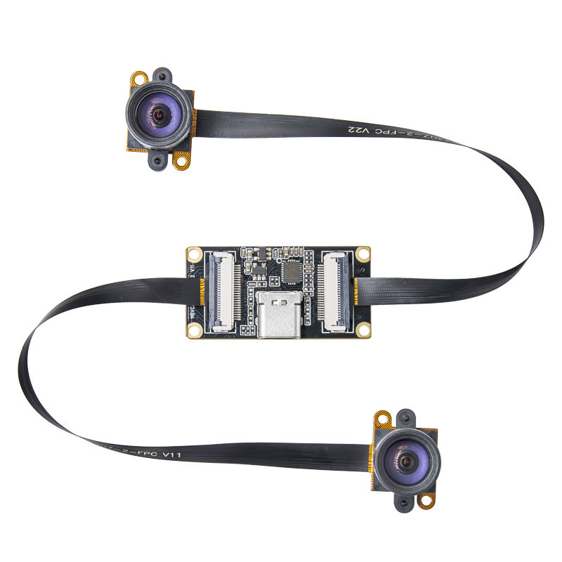 Global Exposure High Speed Dual 1MP 720P Camera Module Ranging, 3D Reconstruction Vision Applications