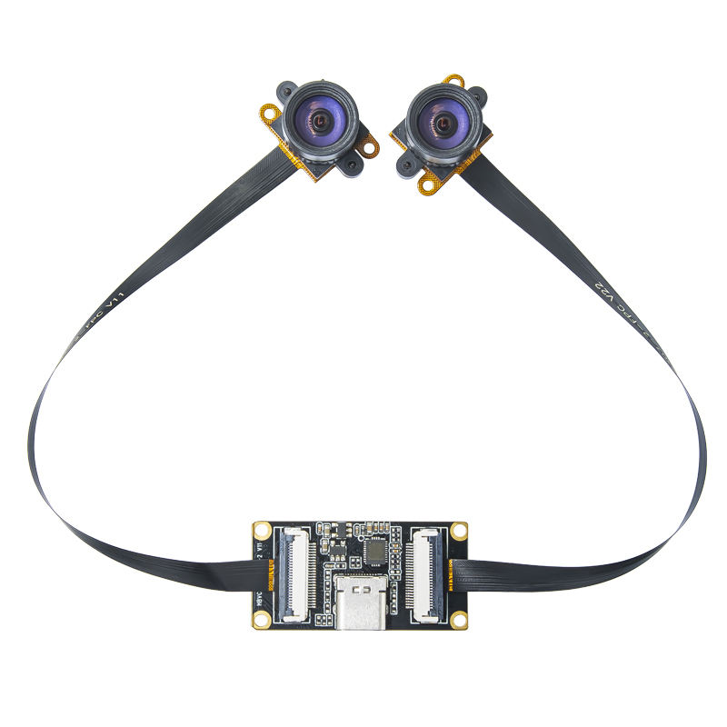 Global Exposure High Speed Dual 1MP 720P Camera Module Ranging, 3D Reconstruction Vision Applications