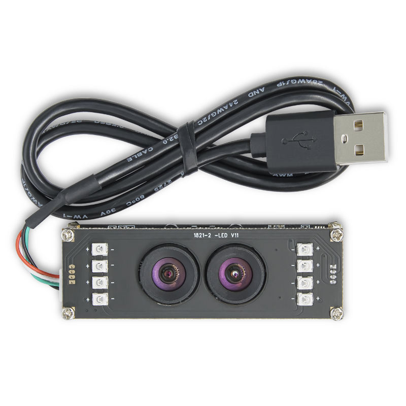 1080P Dual Camera Face and Object Recognition, Embedded Built-in Camera Module + 850nm Infrared Optical Panel