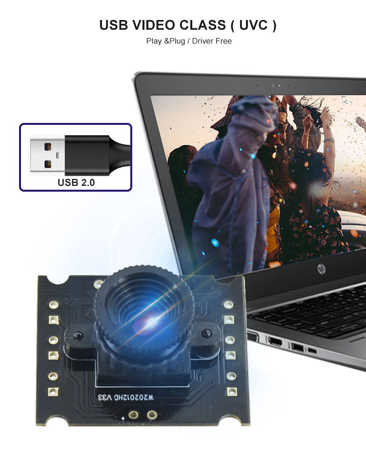 USB Camera Module 1MP 42 degree Industrial Equipment Camera Module