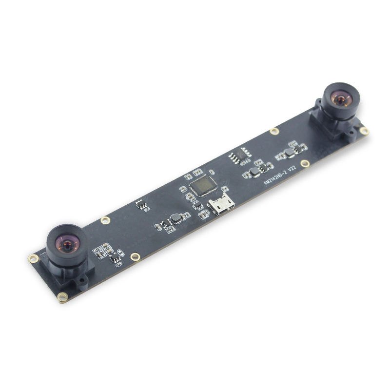4MP dual-lens synchronized camera module 80 degree distortion-free camera module