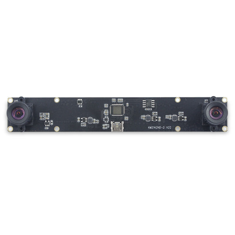 4MP dual-lens synchronized camera module 80 degree distortion-free camera module