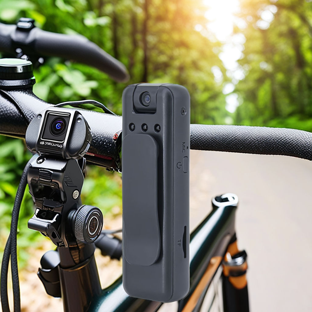 Mini Back Clip Camera 1080P HD 180 Degree Wide Angle Auto Tracking Lens Rotation