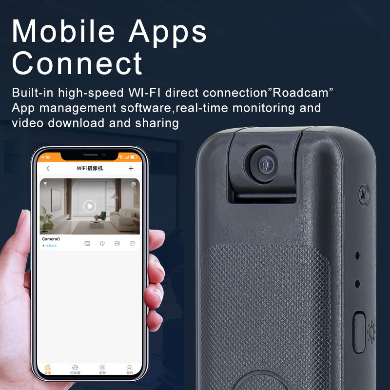 Convenient Pocket Camera Lens Auto Tracking Back Clip Camera