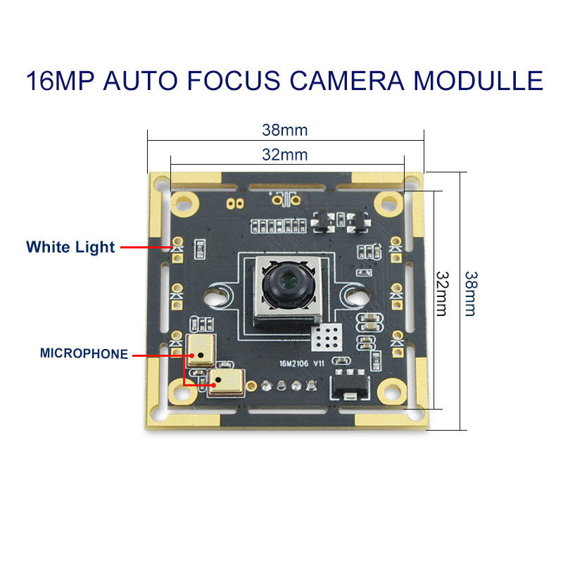 Auto Focus 4K 16MP camera module global shutter 5m mini usb camera module for industrialcontrol machine