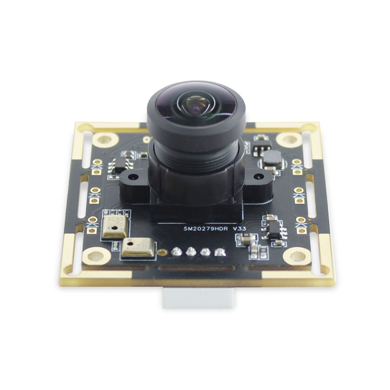 5Mp Standard Industrial Camera Wide Lange Lens 180Degree Panorama Camera Module With 38, 32Mm Plate Structure