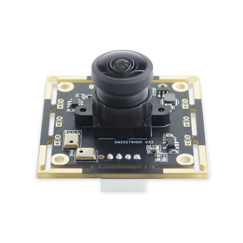 5Mp Standard Industrial Camera Wide Lange Lens 180Degree Panorama Camera Module With 38, 32Mm Plate Structure
