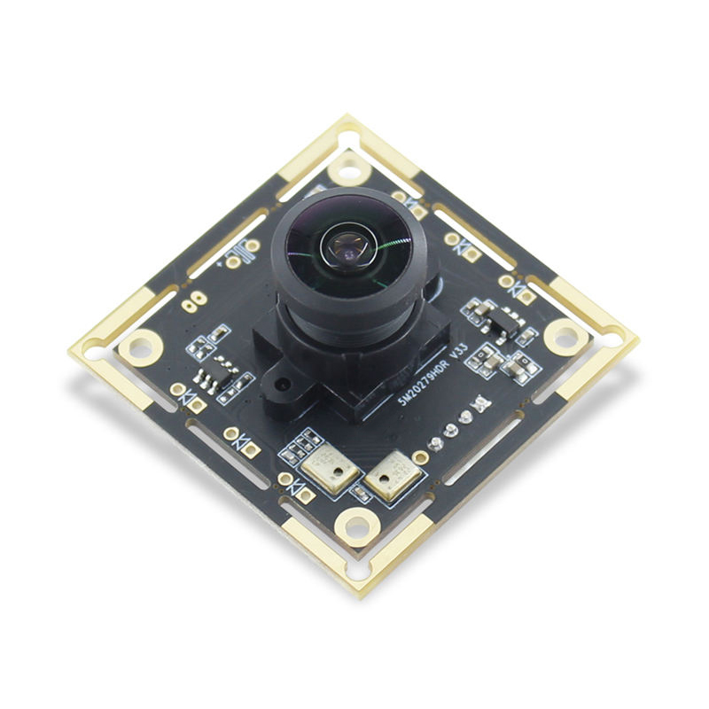 5Mp Standard Industrial Camera Wide Lange Lens 180Degree Panorama Camera Module With 38, 32Mm Plate Structure