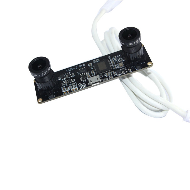 1M Pixel CMOS Sensor OV9732 HD Dual Lens 3D Synchronous Face Recognition Camera Module