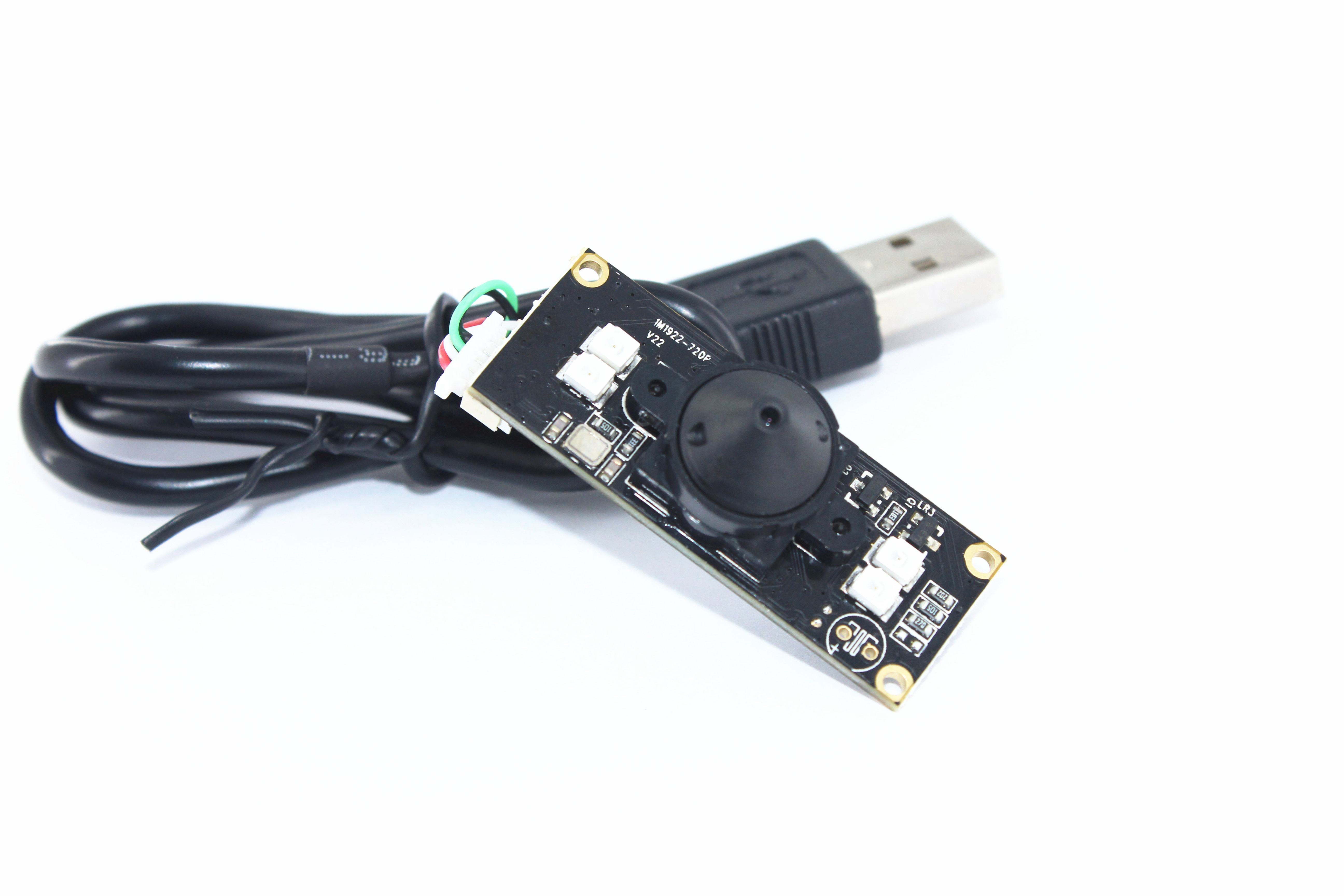 1MP High Definition cmos camera module with pinhole lens for doorbell mini device