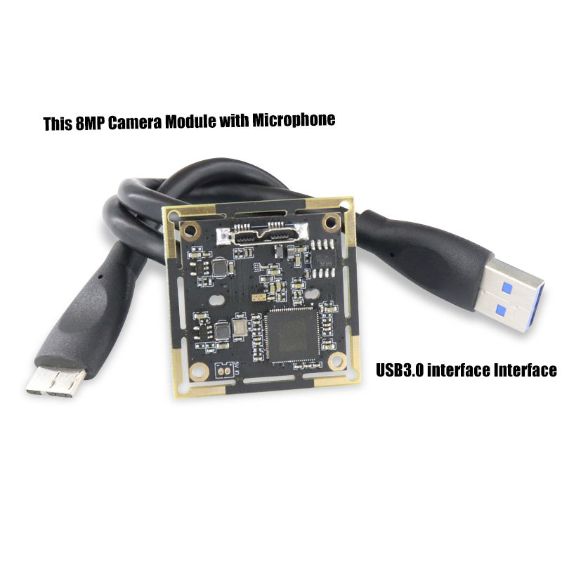 8Mp Cmos Sensor Imx179 (1/3.2 ) Usb 3.0 Auto Focus Usb Mini Module Camera With Free Driver