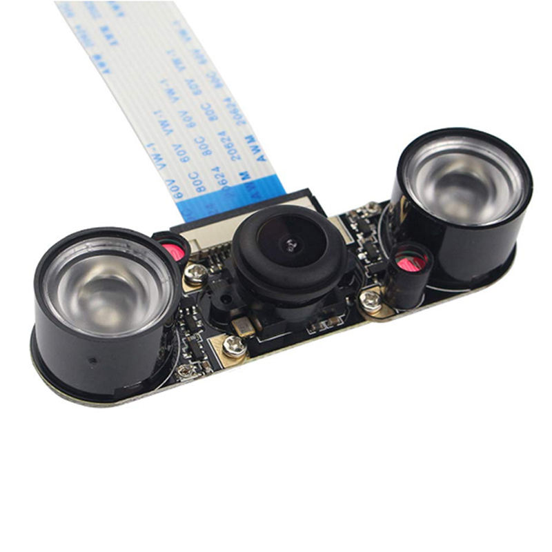 5 Mega Pixel OV5647 CMOS Sensor 130 Degree Wide Angle Lens Night Vision Raspberry pi 3b camera