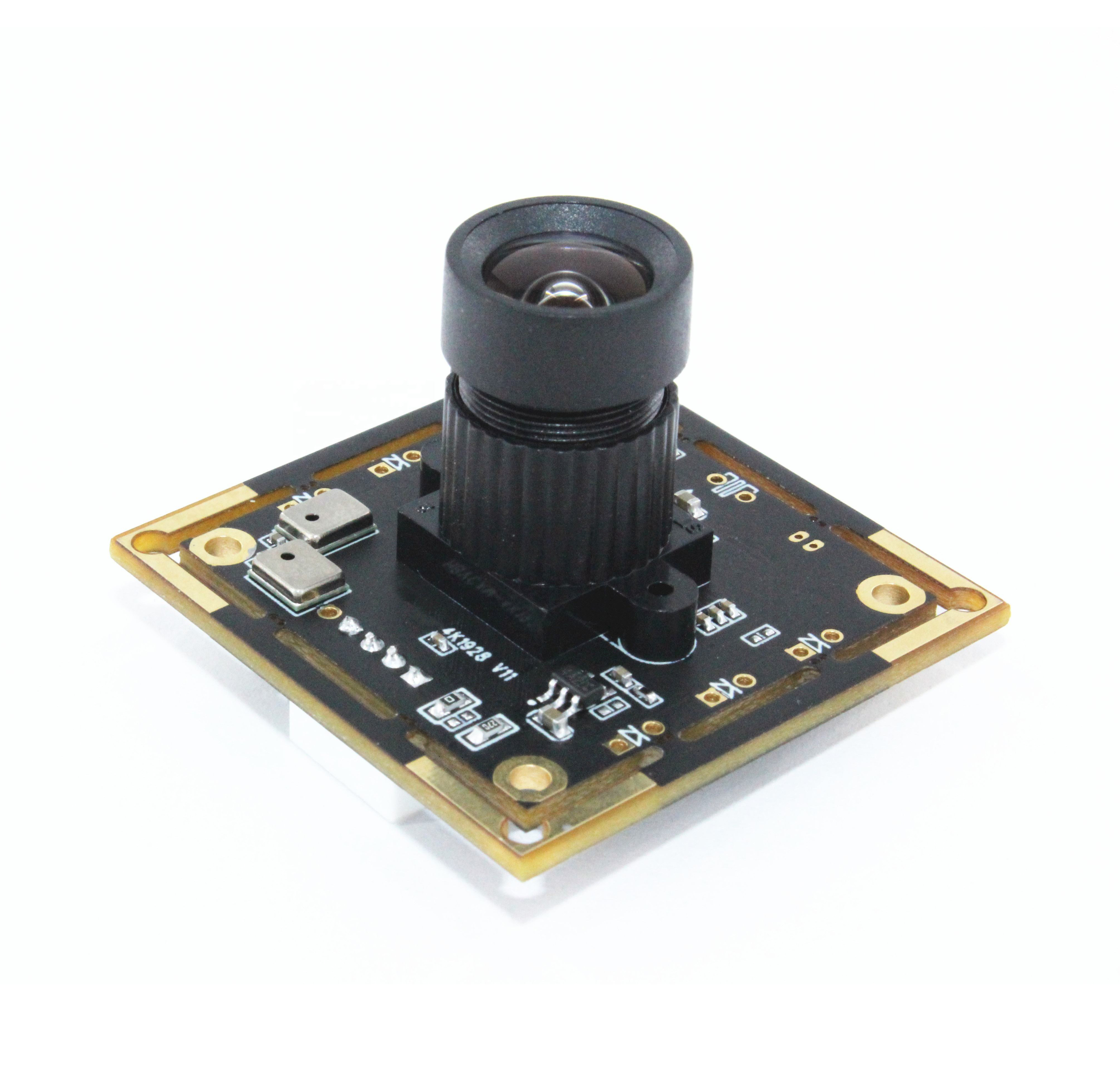 Fixed Focus 4K 8MP HD 3840*2160 IMX317 CMOS 30 FPS USB2.0 FOV 85 Degree Camera Module for Face Recognition