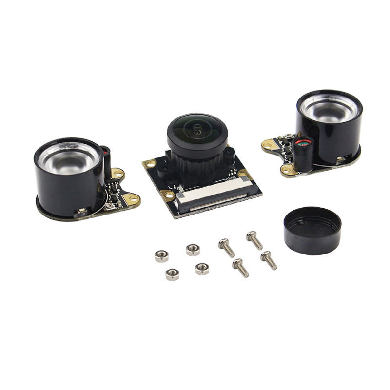 5MP noir CSI Interface Camera 222 degree wide-angle Raspberry Pi with Fisheye lens