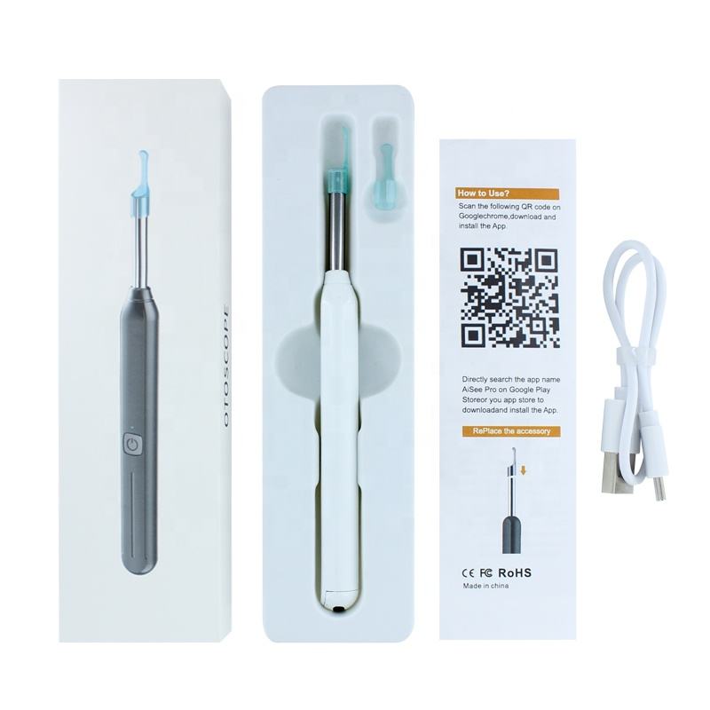 0.3 MP High Definition WIFI Micro Visual Otoscope Waterproof Portable ear cleaning endoscope Support android and IOS