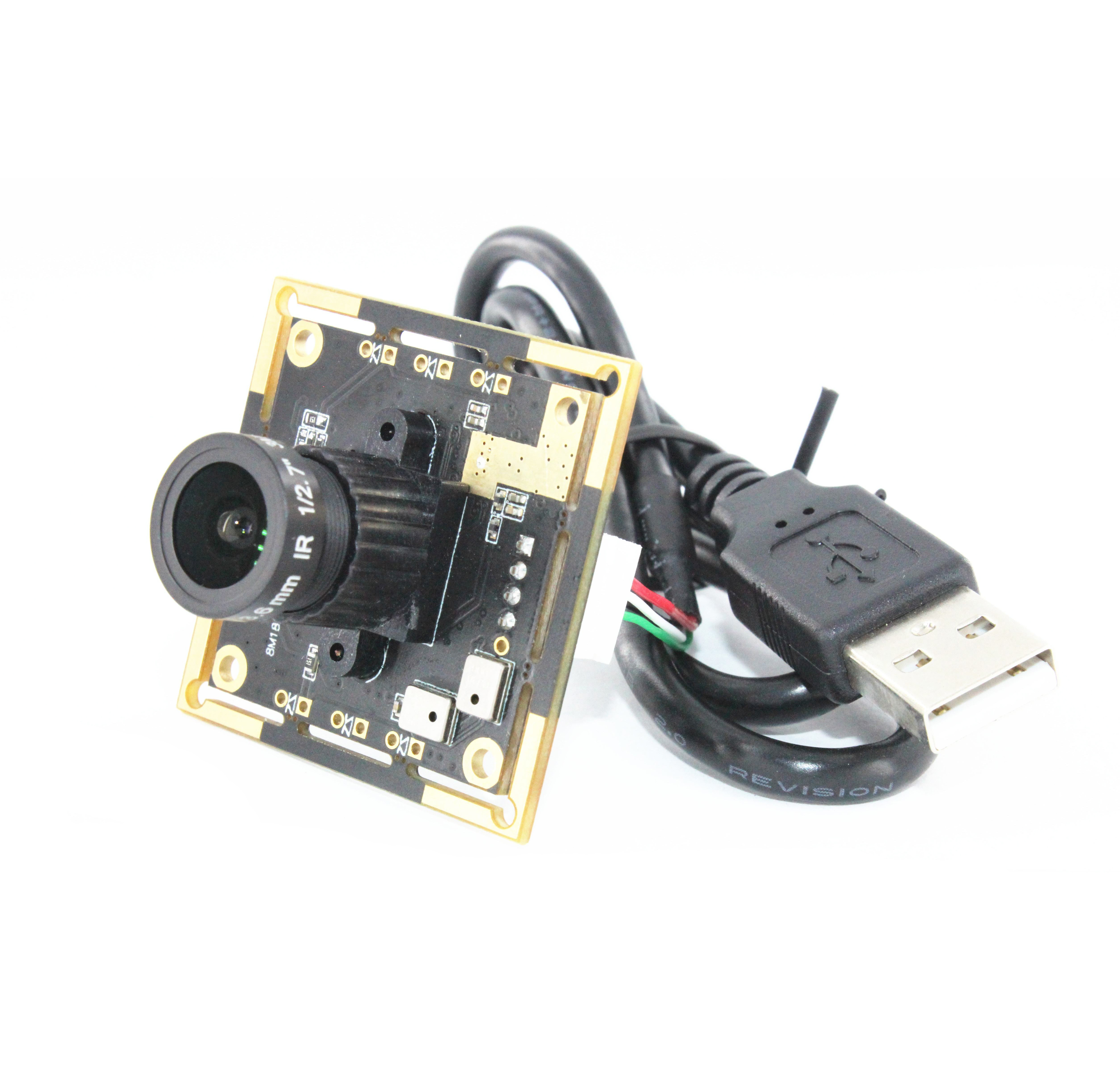 8mp HD IMX179 small cmos usb ip camera module with microphone and Auto focus