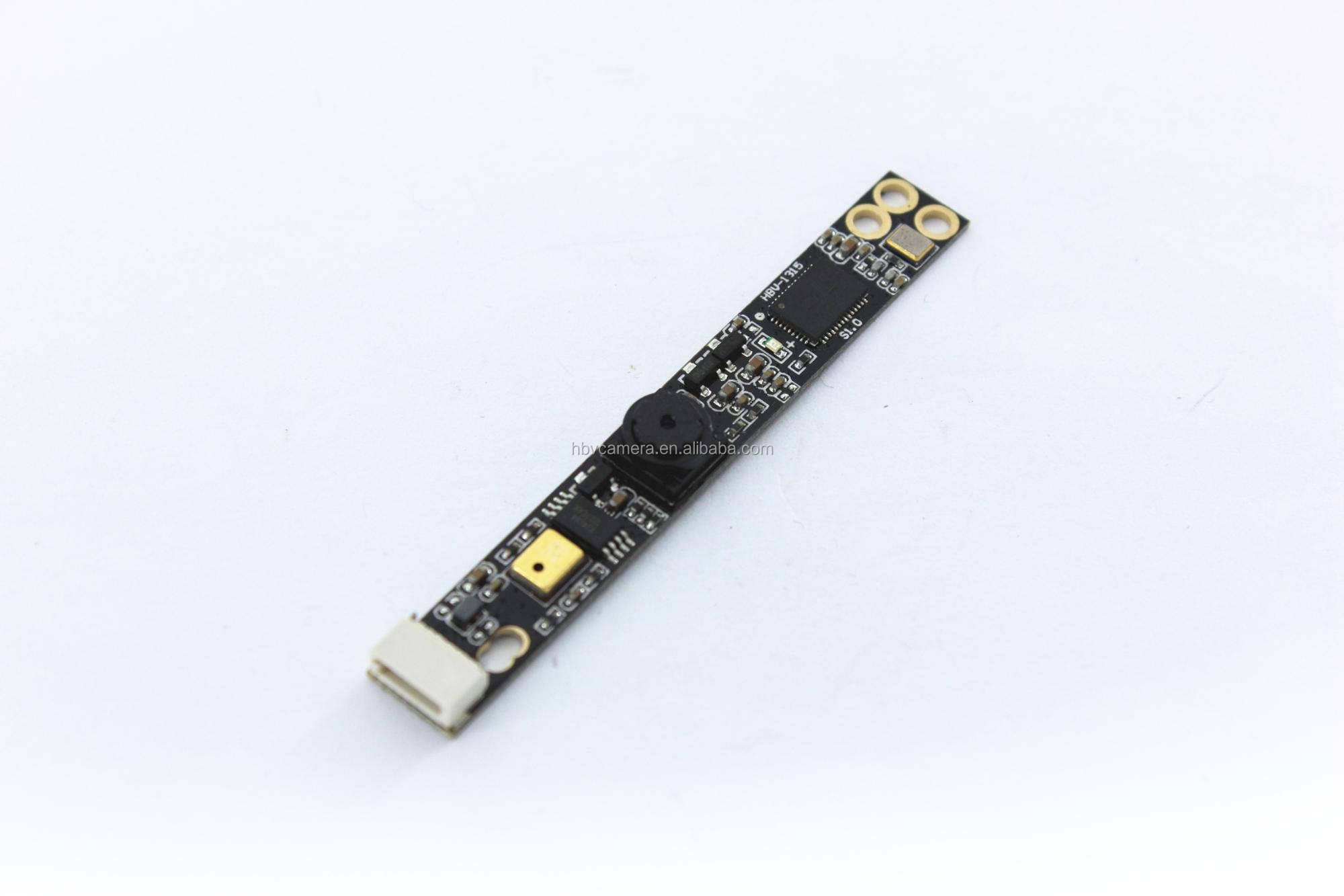 2MP Fixed Focus cmos camera module HM2057 Sensor 1600*1200 Fov 60 degree USB camera module